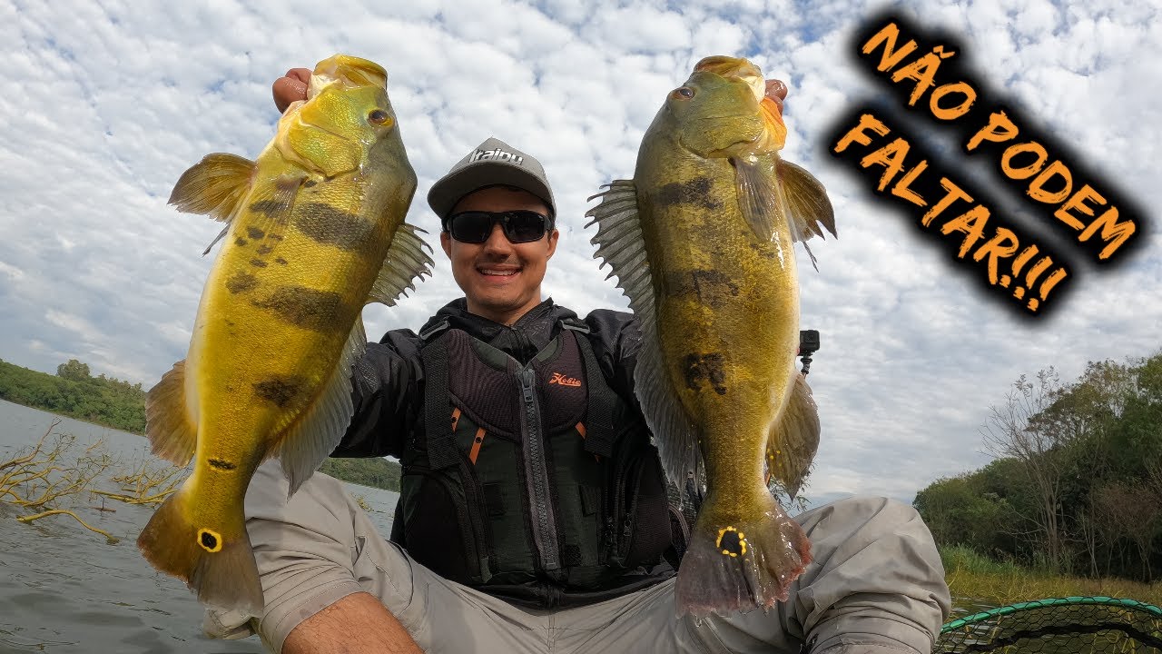SEUS PROBLEMAS ACABARAM!! ISCAS SENSACIONAIS PARA O INVERNO!! Pescaria de caiaque no lago de Itaipu!