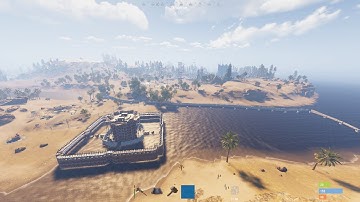 Rust Console Edition Trio Official Base /Loot Tour (week 1)(80 k frags upkeep)