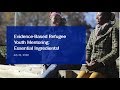 Evidence Based Refugee Youth Mentoring: Essential Ingredients!