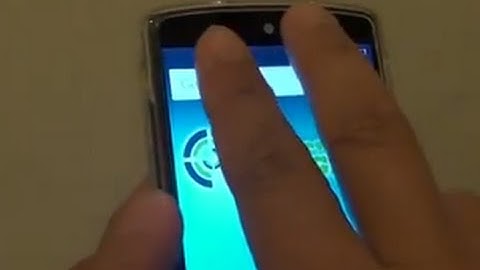 Google Nexus 5: Quickly Access Quick Settings Menu With 2 Fingers Pull Down