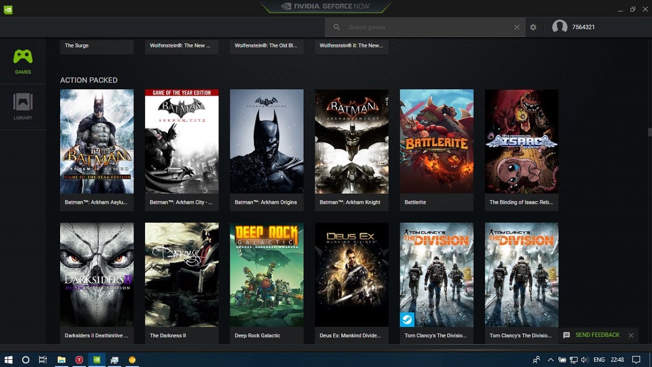 Geforce NOW! Play any Steam Game on your library. (Bug) - 