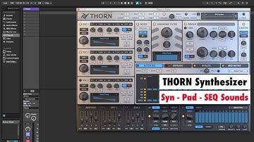 Dmitry Sches THORN Synthesizer Plugin (Sound Demo - Syn, Pad & Sequenced Sounds)