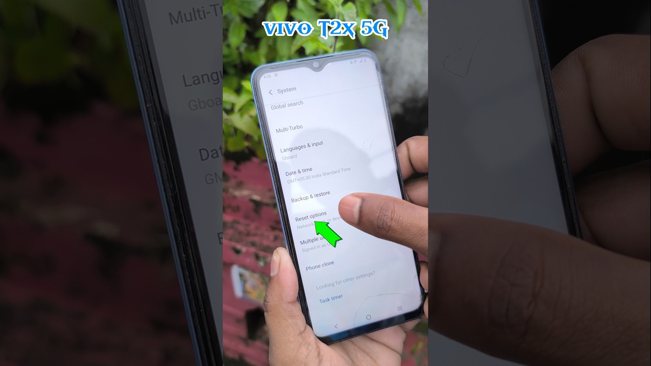 How To Reset options Setting ✅ vivo T2x Reset options Setting 