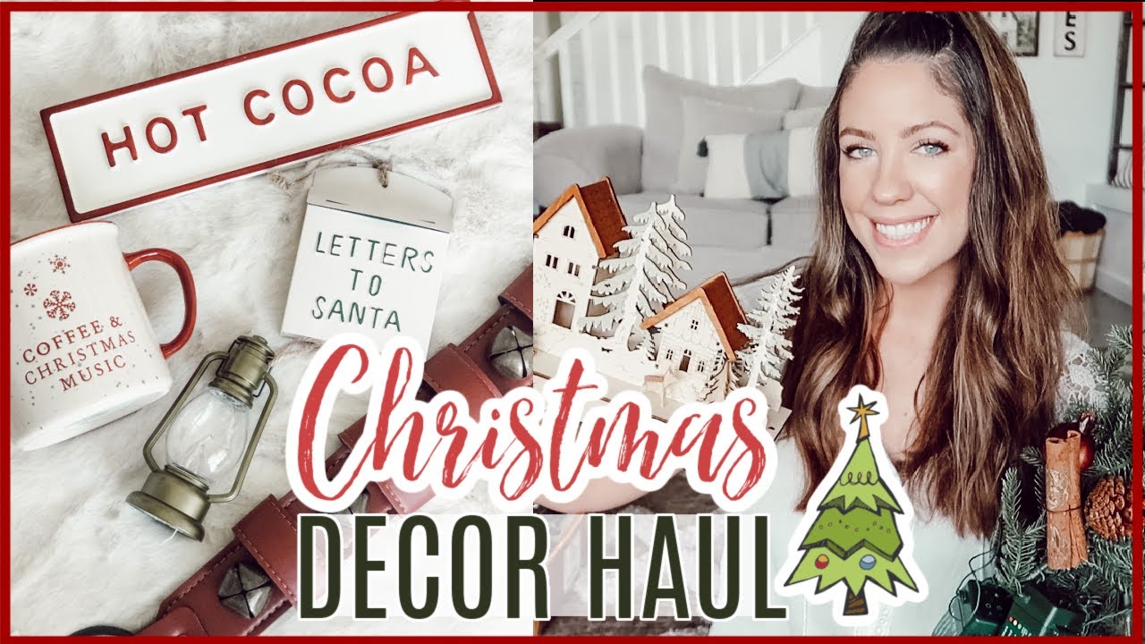 HUGE CHRISTMAS DECOR HAUL 2020 🎄 FARMHOUSE CHRISTMAS DECOR 2020