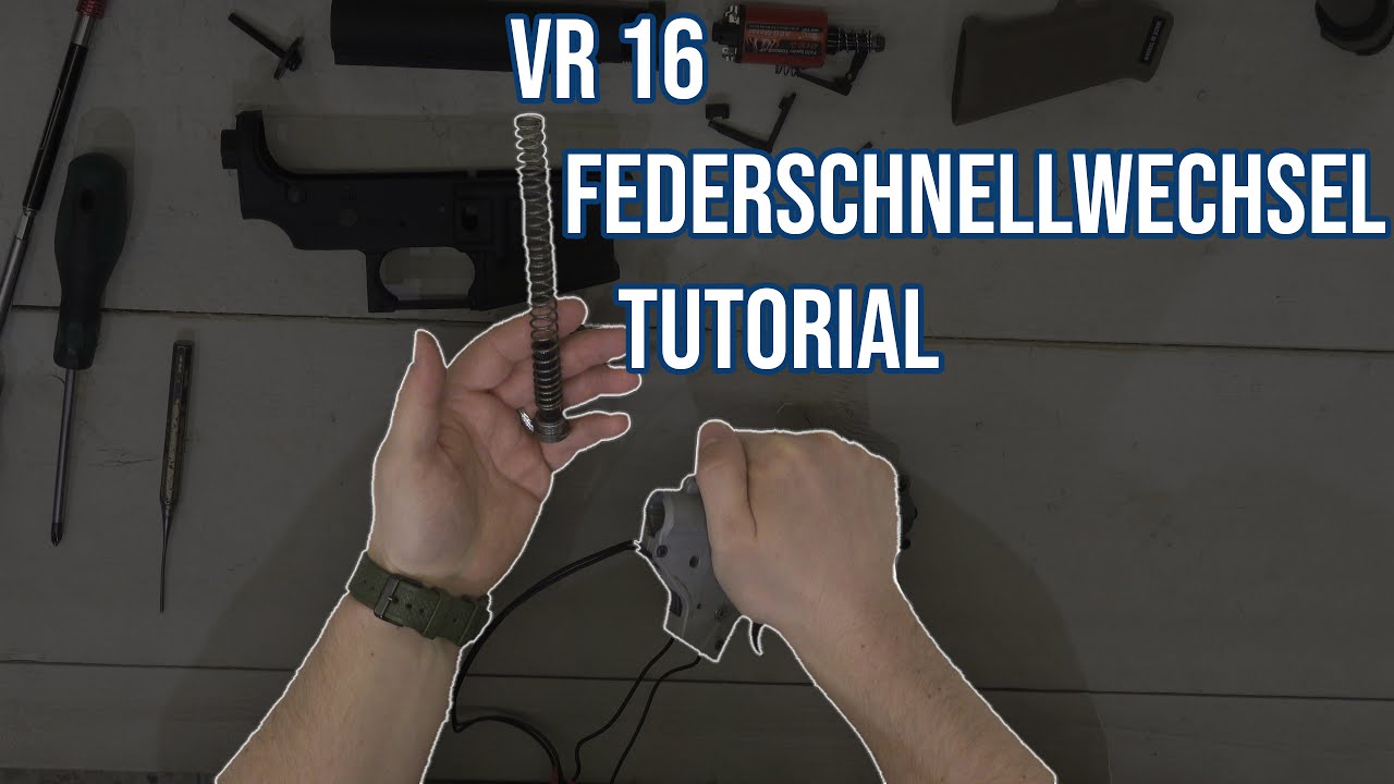 Federwechsel Tutorial Gearbox mit Federschnellwechselsystem (VFC VR16) - YouTube