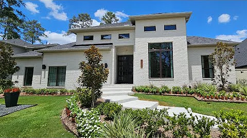 Houston Texas Modern House Design Tour | 4 Bed | 3 Bath | 3,300 Square Foot | 3300P Floor Plan