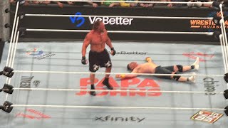 Brock Lesnar Destroys Referee and John Cena - WWE Wrestlepalooza 9/20/2025