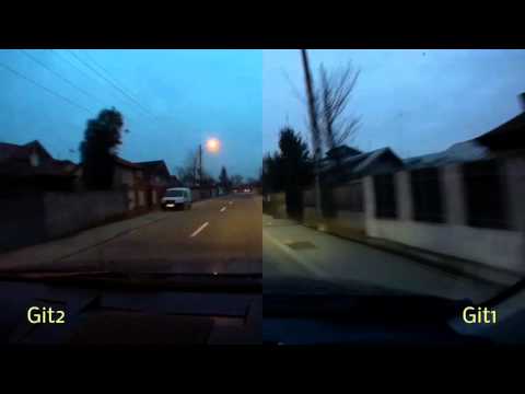 GitUp Git1 vs Git2 - Low Light Test with Multiple Scenes