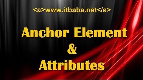 Anchor Tag In HTML with All Attributes in URDU and HINDI | Technical College