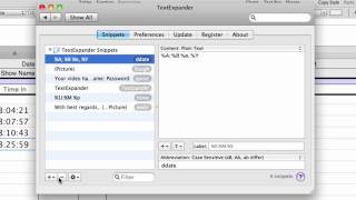 100418 TextExpander For Logging Timecode