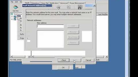 EVault Server Protection - Registering an Agent to the Vault using WinCC