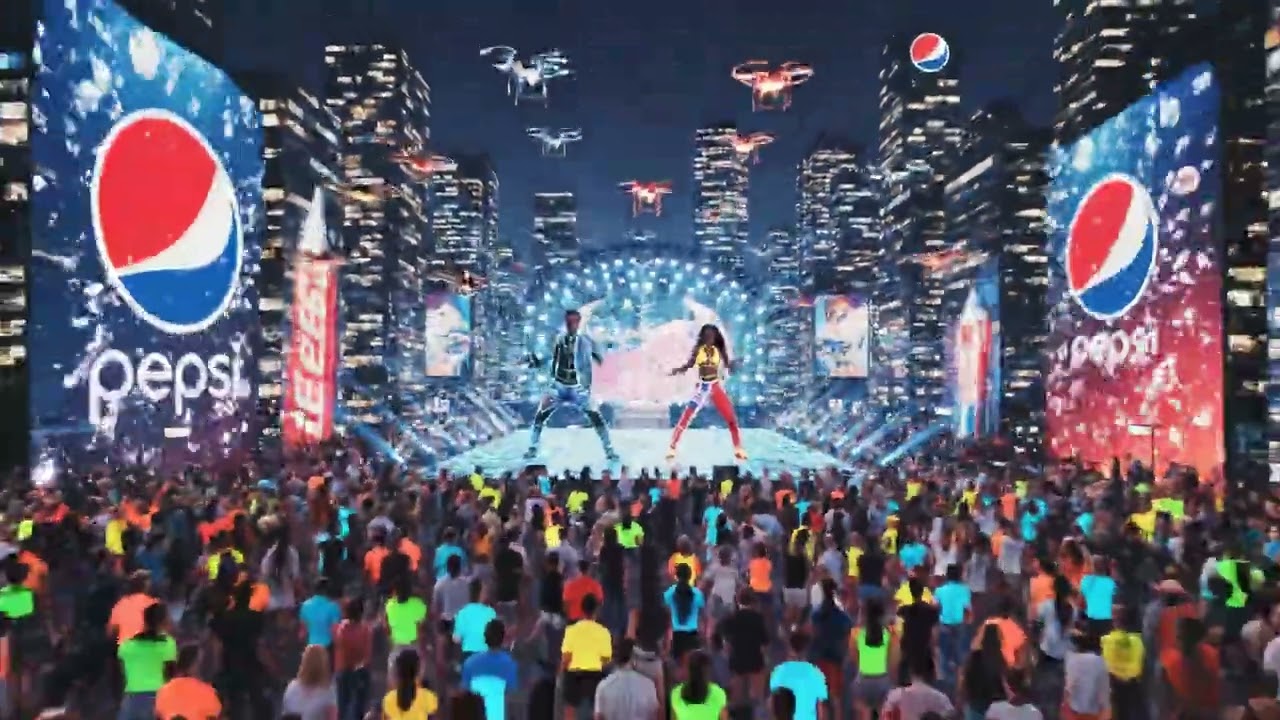 Pepsi Holographic Festival – Futuristic Neon Party 