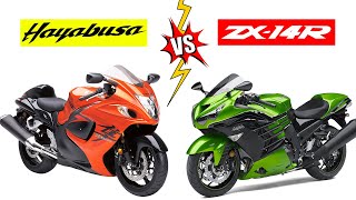 ZX-14R vs. Hayabusa. You Won't Believe Who's Actually Better!