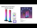 BVNVC Color Smart Music Rhythm Light Bar