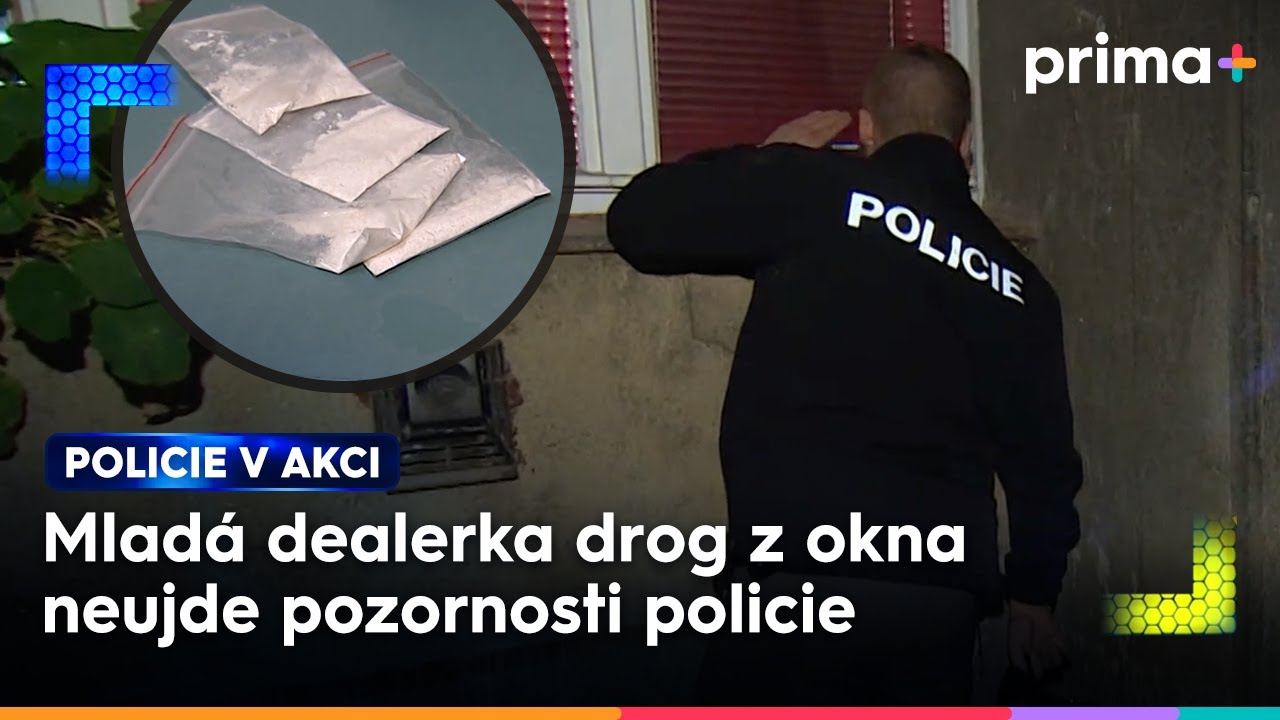 Někdo prodává drogy přímo z okna bytového domu | Policie v akci