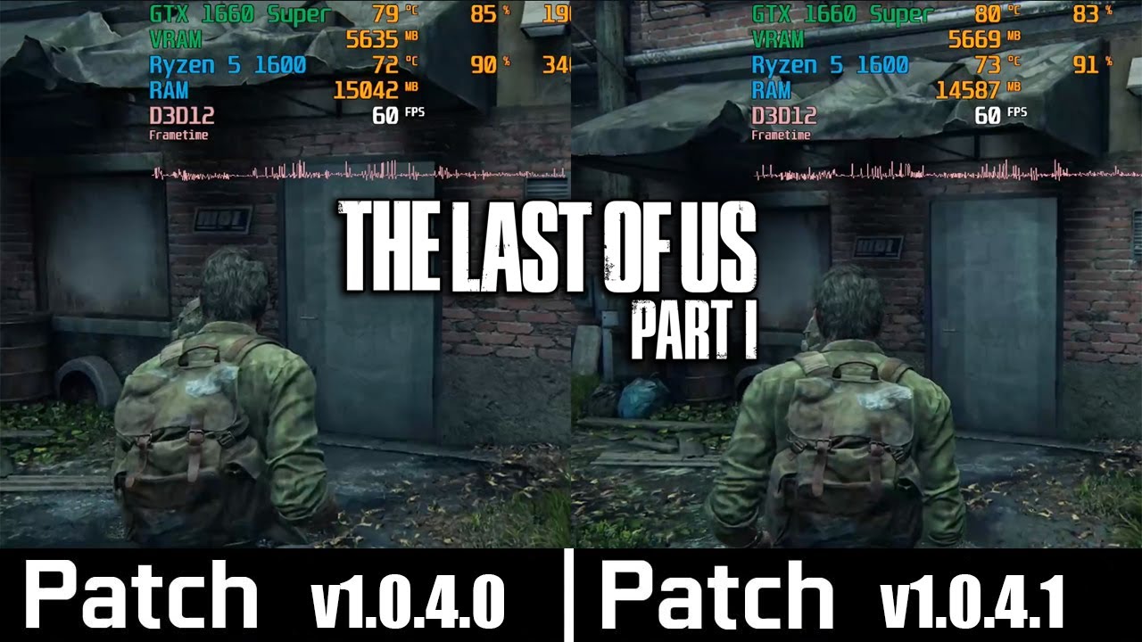 The Last of Us Patch 1.0.5 Performance - HUGE IMPROVEMENTS TO VRAM AND RAM!  