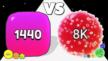 PUFF UP /vs 2048 MARMALADE ∞ ASMR Gameplay Android iOS • Number Ball Merge Math Games