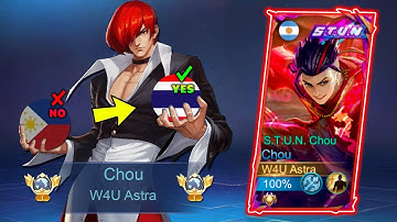 I USED MY NEW BUILD CHOU IN THAILAND SERVER AND THIS HAPPENED!! - Mobile Legends