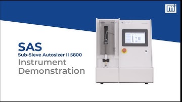 Sub-Sieve AutoSizer II 5800 Instrument Demo