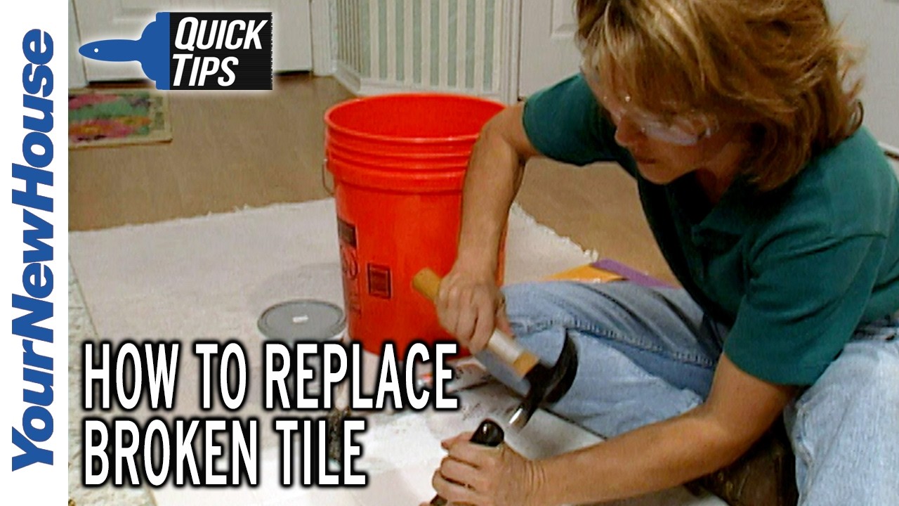 How to Replace a Broken Tile - Quick Tip - YouTube