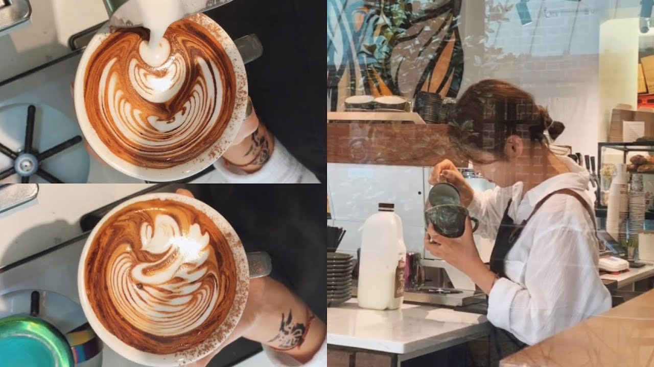 ⁣THE LAST CAFE VLOG IN AUSTRALIA AS A BARISTA, LATTE ART