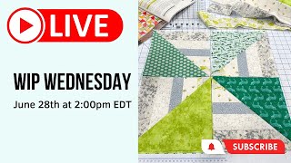 WIP Wednesday #96: Summer Camp Quilt, Book Rec & Scrappy Zip Pouch Tip