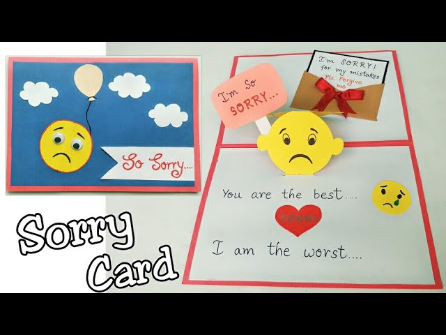 sorry cards for sister