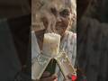 80-Year-Old Grandma Cooks Rice Inside Bamboo 🎋🍚 | Traditional Village Cooking #shorts