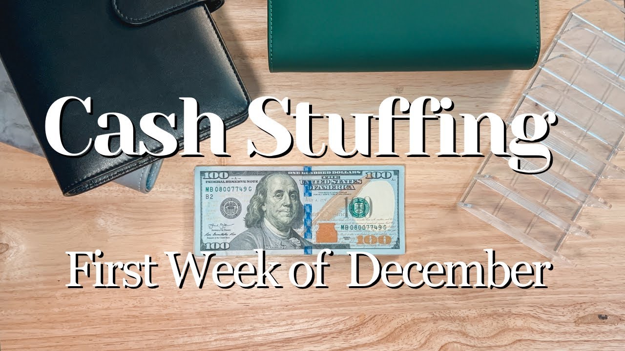Cash Envelope Wallet, Cash Stuffing Wallet, Cash Organizer