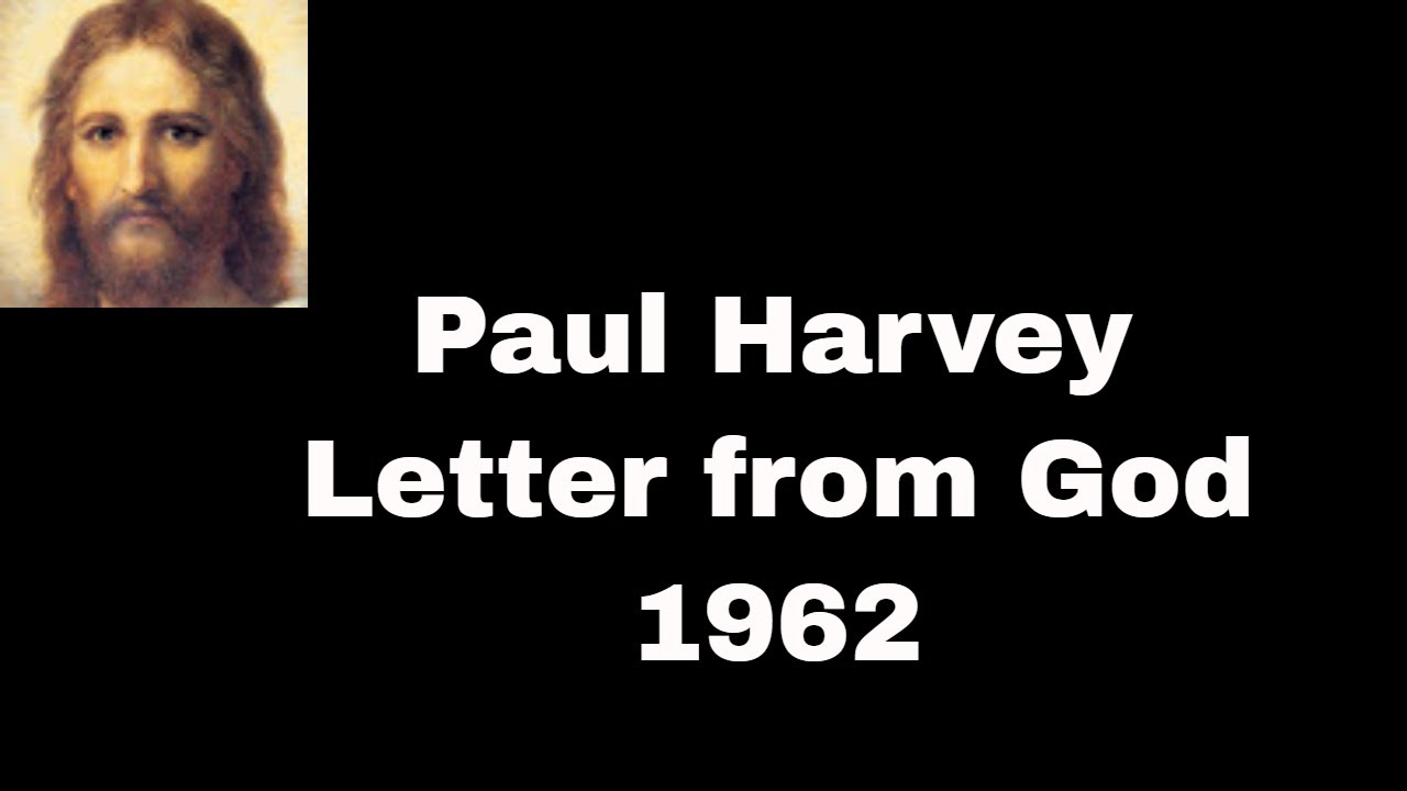 A Letter From God Paul Harvey ShamineAmaya a-letter-from-god-paul-harvey-shamineamaya