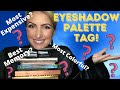 THE EYESHADOW PALETTE TAG! My Collection and Where They Stand!