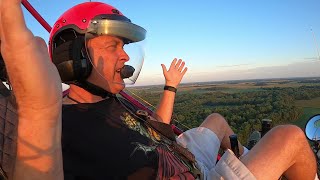 Powered Parachute Flight to Rushville, Indiana - 8-12-2020