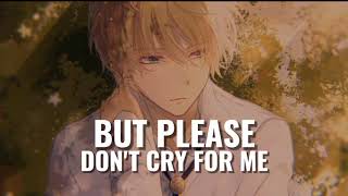 nightcore  Dont Cry For Me s