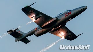 TS-11 Iskra Formation and Twilight Flybys - Airshow Radom 2023