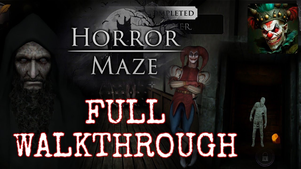 Horror Maze Scary Games FULL Gameplay YouTube