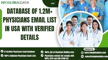 Why Choose InfoGlobalData Physicians Email List?