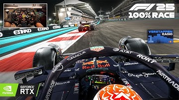 F1 25 Grand Finale 4K Realistic Gameplay - Max Verstappen