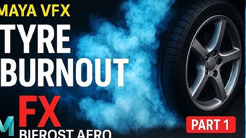 Insane Tyre Burnout Smoke in Maya! 🔥 | Bifrost Aero Tutorial Pt.1