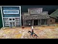 How to craft a sheriff  s office for an old west diorama