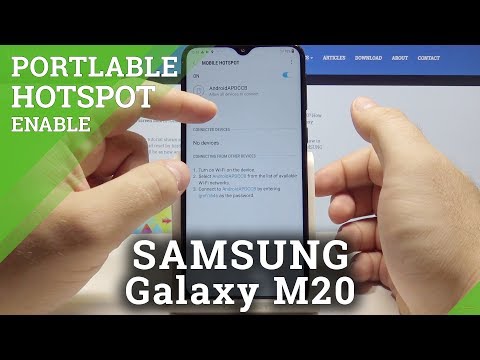 How to Activate Portable Hotspot in SAMSUNG Galaxy M20 – Set Up Personal Hotspot