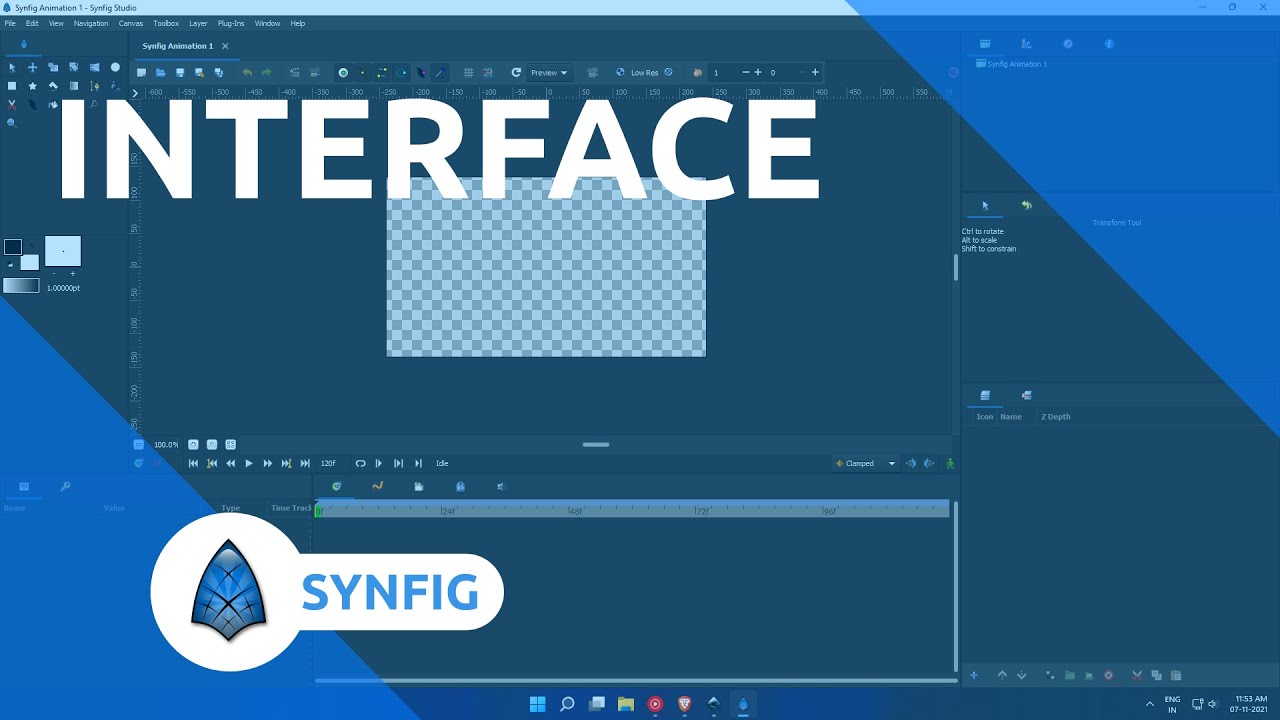 Synfig Fundamentals - Interface - YouTube