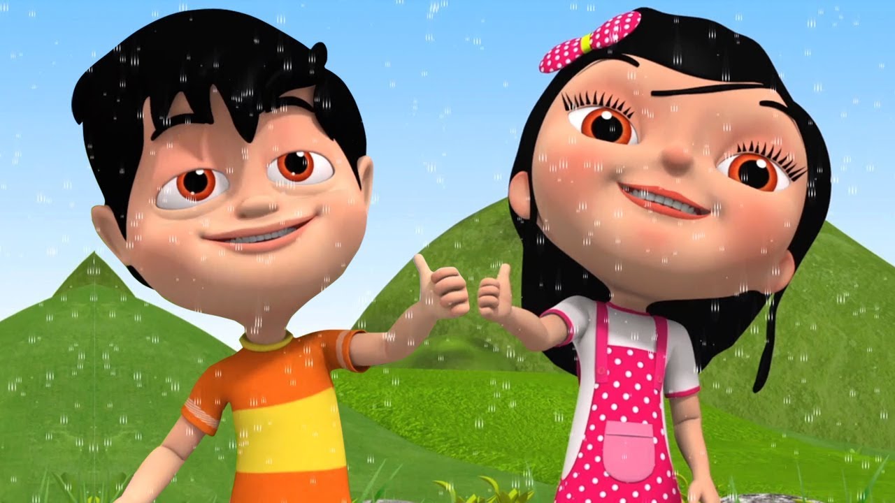 Rim Jhim Rim Jhim Rain Aayi  It rained drizzlingly Balgeet in Hindi  Kids Channel India