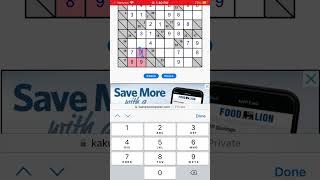 Kakuro #2 pt 2 #puzzle #math #game screenshot 4