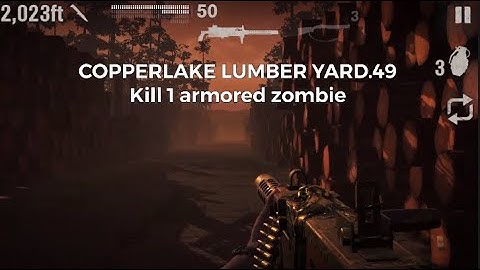 Into The Dead 2 Chapter 6 49 Armored Zombie - Copperlake Lumber Yard