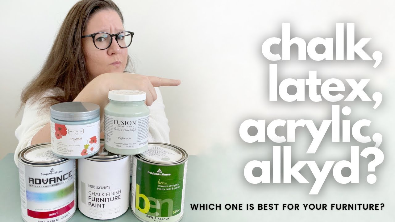 Chalk Paint vs. Regular Latex Paint for Furniture | Battle of the Paints!