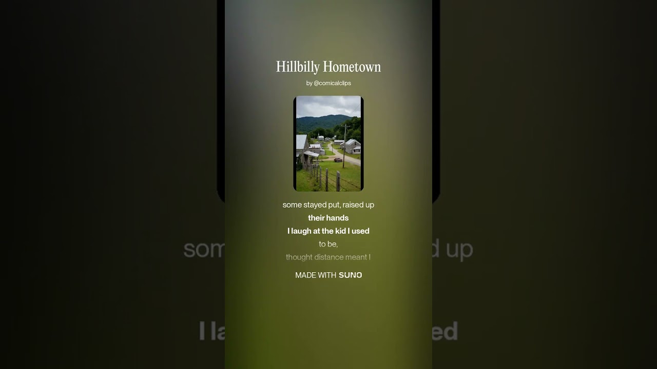 Hillbilly Hometown — Sounds, Songs & Frequencies | Official Audio / Suno Exclusive 