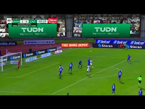 Gol de J. Vigón | Pumas  4 - 0 Cruz Azul | Liga BBVA MX - Guardianes 2020 - Semifinales