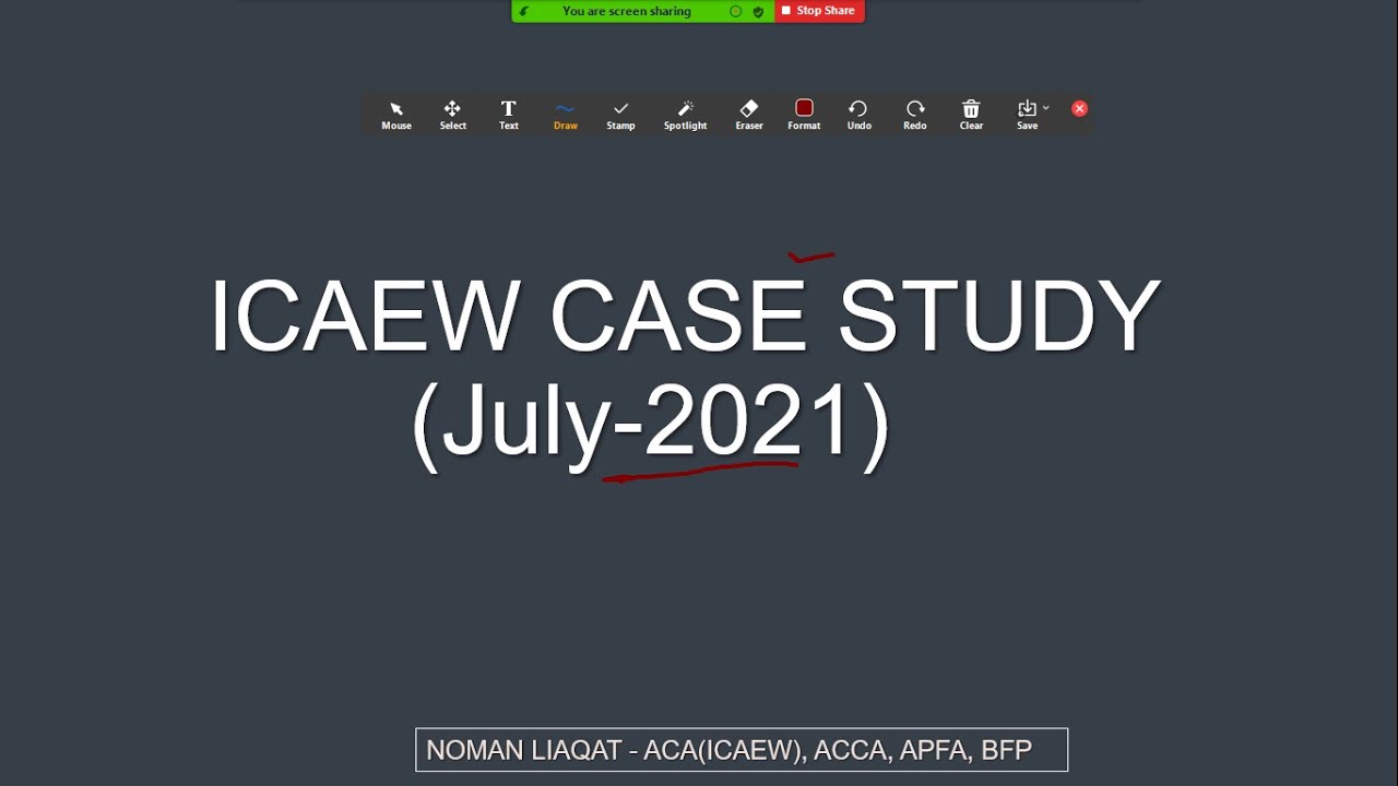 case study 2021 icaew