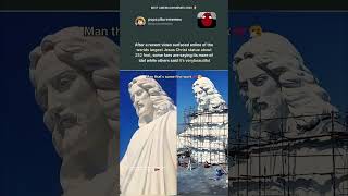 world's largest jesus statue splits fan opinions after video surfaces online #jesus
