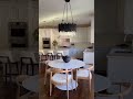 Before and after the Gotham Chandelier installation.